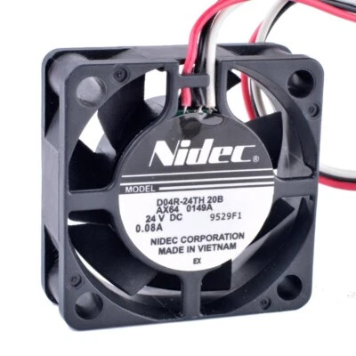 D04R-24TH Japan for Nidec fan 4015 24V .08A 4cm inverter fan - Image 1 of 4