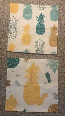 pineapple pillow covers - 2 In Set. 17.5” x17.5” - Image 1 of 2