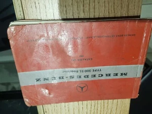 catalogo ricambi Mercedes 300sl Roadster w198 anno 1957 - Foto 1 di 3