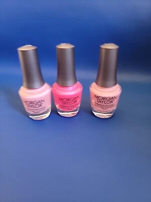 Esmalte de uñas profesional Morgan Taylor paquete de 3 botellas. Foto 1 de 4