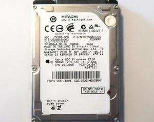 Hitachi HTS725050A9A362 0J13965 DA3847 Thailand 2.5" 500gb Sata HDD JAN-11 - Picture 1 of 1