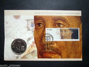 Portugal "SHIP~ PATRON OF PORTUGUESE EXPLORATION ~ HENRY THE NAVIGATOR" PNC 1994 - Picture 1 of 9