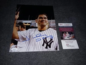 Johnny Damon Signed 8x10 Jsa New York Yankees - Picture 1 of 1