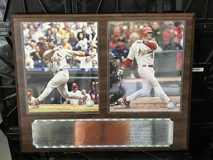 Albert Pujols, Jim Edmonds 2004 National League Champs Plaque. 20” X 16” - Picture 1 of 6