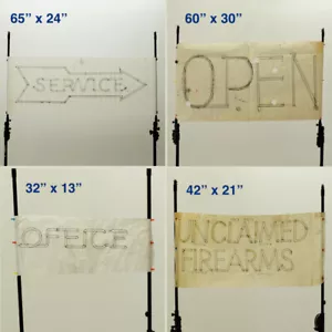 Neon Sign Sketches: General Products & Services (Collection of 32 Pieces) - Picture 1 of 9
