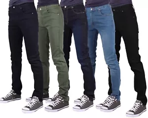 Pantalones de mezclilla elásticos ajustados de diseñador G-72 para hombre - ropa urbana de calle moda - Imagen 1 de 21