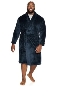 Sonoma Goods For Life Big & Tall Long Sleeves 2-Pocket Men's Plush Robe - Picture 1 of 8