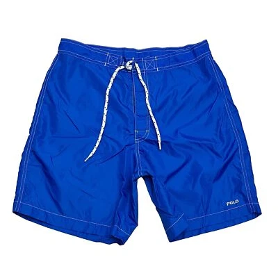 Pantalones Cortos Polo Sport Ralph Lauren Para Hombre 30 Azul Tabla Surf Bañador Playa Como Nuevos Foto 1 de 4