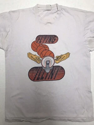 Винтажный University Of Illinois Fighting Illini Графическая Футболка 90-е Главный Размер L США - Изображение 1 из 4