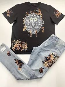 MENS 100% AUTHENTIC ETERNITY 2P SET T-SHIRT SIZE LARGE & JEANS SIZE 32 - Picture 1 of 11