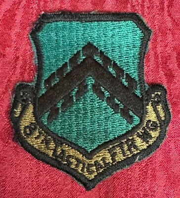 USAF 8th Tactical Fighter Wing Patch Unsewn Vintage Ribbed Subdued - Image 1 of 4