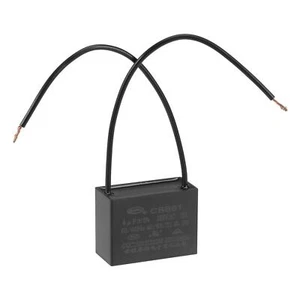 Plafond Ventilateur Condensateur CBB61 4uF 250V 2 Fils Condensateur 38x28x18mm - Foto 1 di 6