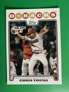 2008 Topps Chris Young PSH #179 Arizona Diamondbacks - Picture 1 of 2