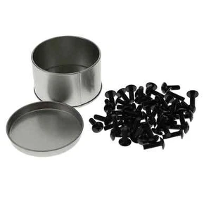 10-32 Rack Screws, Black 50-Pack - Picture 1 of 1