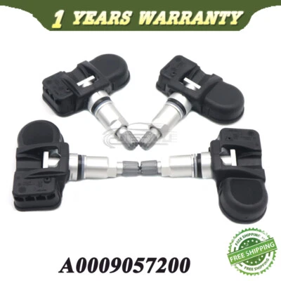 4X NUEVO SENSOR DE PRESIÓN DE NEUMÁTICOS TPMS para Mercedes-Benz W204 W205 C250 C204 S550 R350 Foto 1 de 4