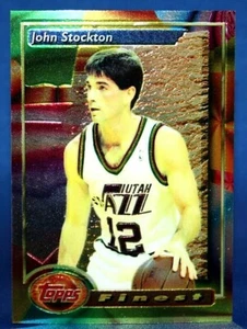 1993-94 Topps Finest John Stockton Utah Jazz #219 HOF!!! - Picture 1 of 2