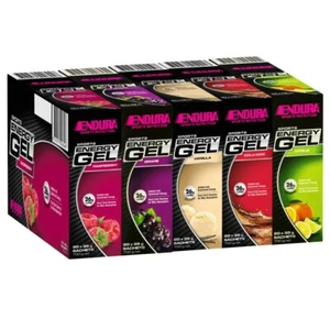 Endura Sports Energy Gel 20 x 35g Sachets (700g Total) 26g Carbs Choose Flavour - Picture 1 of 9