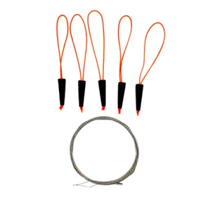 Conector elástico de caña Dacron (5) + un roscador elástico aparejos de pesca gruesos - Imagen 1 de 7