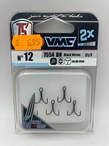 Gancho agudo afilado aguja gancho VMC 7554 BN - Imagen 1 de 2