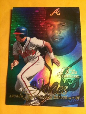  1997  FLEER SHOWCASE ROLL #2 SEAT #1 ANDRUW JONES BASEBALL CARD NM/M - Image 1 of 4
