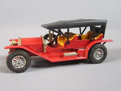 B340 Vintage Matchbox Y9 England Simplex 50 HP Double Roadster 1912 Rouge - Photo 1/4