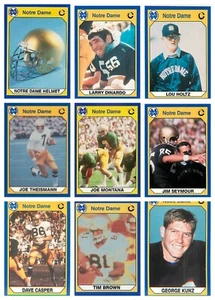 1990 Collegiate Collection Notre Dame Football (Most Popular), NM - Bild 1 von 60