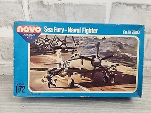 Vintage Novo Aircraft Kits 1:72 Sea Fury - Naval Fighter Plastik Modellbausatz 78103 - Bild 1 von 6