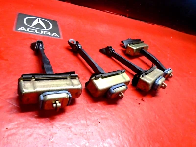 04 05 06 07 08 ACURA TL PUERTA COMPROBACIONES BISAGRAS TOPE TOPE CORREAS JUEGO X4 OEM Foto 1 de 3