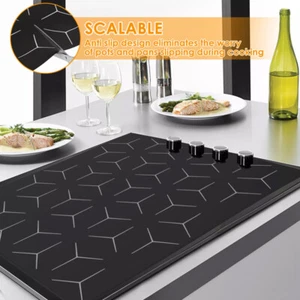 Large Silicone Induction Hob Protector Mat Induction Cooktop 52*60cm - Picture 1 of 10
