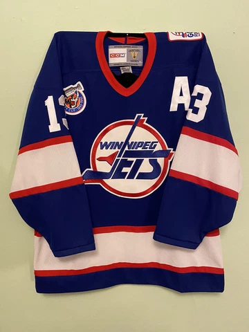 Teemu Selanne Winnipeg Jets 92-93 Jersey CCM Vintage Large Cover