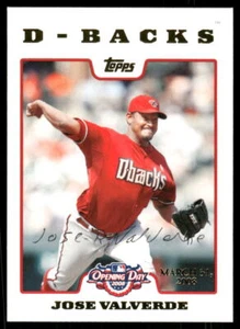 2008 Topps Opening Day #76 Jose Valverde Gold #/2199 - Picture 1 of 2
