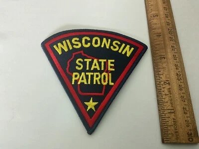 Parche coleccionable de la Patrulla Estatal de Wisconsin tamaño completo y nuevo Foto 1 de 2