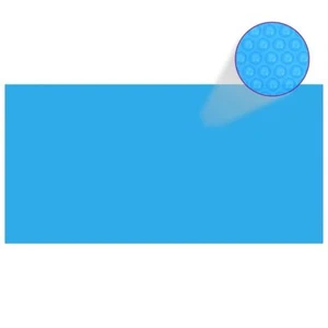 Pool Cover Blue Polyethylene 157.5 x 78.7 in Durable Pool Cover - Picture 1 of 4