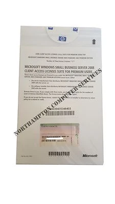 MS SBS Small Business Server 2008 1 CAL User Prem & Std HP ROK 504555-001 - VAT - Image 1 of 2