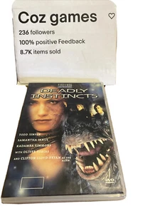 Deadly Instincts Dvd Sci Fi Horror Movie Very Rare Region Free Todd Jensen 1997 - Picture 1 of 4