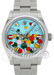 Rolex Oyster Perpetual 31 Celebration Motif Turquoise Steel 277200 BRAND NEW - Picture 1 of 1