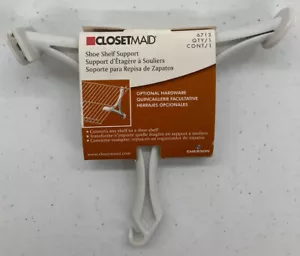 CLOSETMAID weiß Kunststoff 1 Stück Schuhregalträger Konverter - Bild 1 von 2