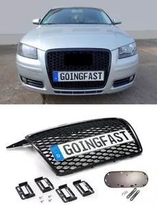 Front Grille Mask Grille Honeycomb Gloss Black For Audi A3 8P 05-08 - Picture 1 of 5