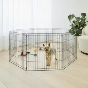Pawz Pet Dog Playpen Puppy Exercise Cage Enclosure Fence Metal Outdoor 8 Panel - Picture 1 of 10