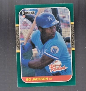Tarjeta de béisbol Donruss 1987 #14 Bo Jackson Thje Rookies KC Royals - casi nueva/como nueva - Imagen 1 de 2
