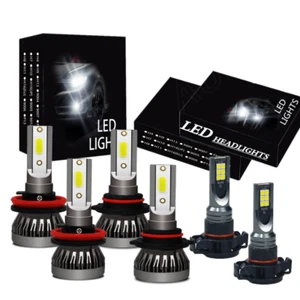 For Chevy Silverado 1500 07-2015 LED Headlights High Low Beam Bulbs 6x 6000K - Picture 1 of 12