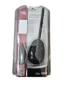 Cyber Acoustics CVL-1084 USB Desktop Microphone NOISE CANCELING, New & Sealed - Picture 1 of 2