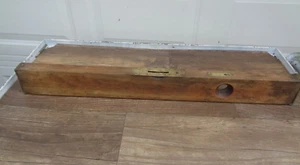 Vintage STANLEY RULE & LEVEL Wood & Brass Level 28" Long USA - Picture 1 of 8