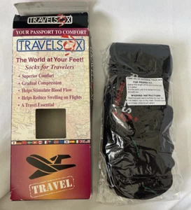 Travelsox Support Travel Socks Compression Recovery Cool Max Italy TS1000 M/L - Picture 1 of 4