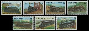 Vietnam 1983 - Mi-N.o 1291-1297 (*) - sin goma - Locomotoras - Imagen 1 de 1