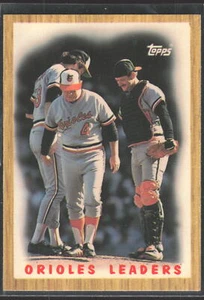1987 Topps #506 Orioles Leaders Edizione da Collezione (Tiffany) - Foto 1 di 2