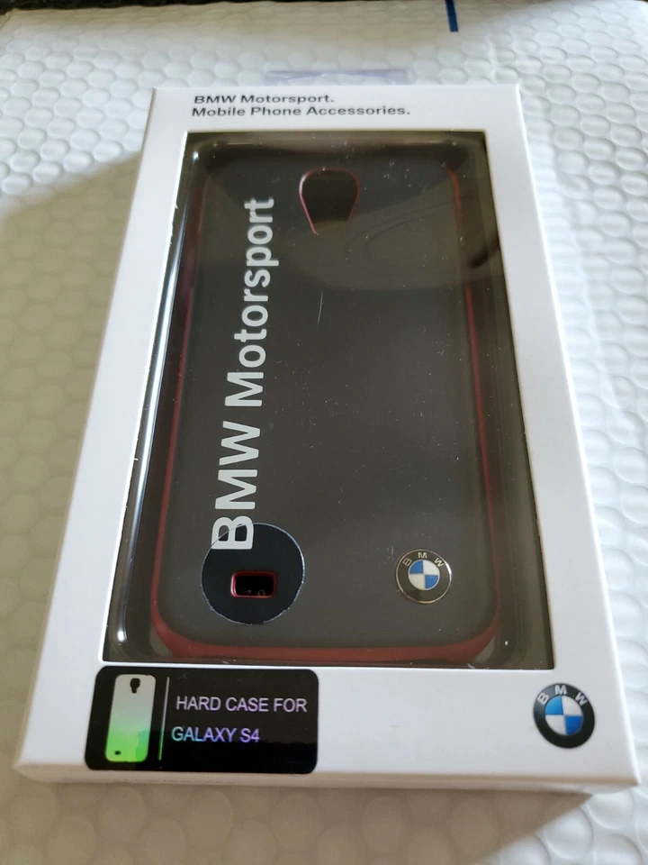 NEW BMW Motorsport Hard Case For Samsung Galaxy S4 Original Phone Cover - Image 1 of 3