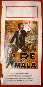 IL Re Della Mala {Henry Silva} Movie Poster Locandina 70s - Imagen 1 de 1