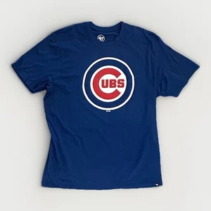T-shirt marca Chicago Cubs 47 con logo, taglia XXL (2XL), nuova con etichette - Foto 1 di 7