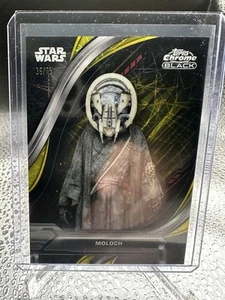 2024 Topps Chrome Black Star Wars-Moloch-#79-35/75 - Picture 1 of 2
